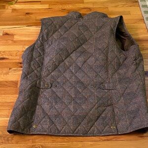 Eddie Bauer Quilted Brown Vest